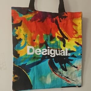 Desigual Multicolor Artistic Tote
